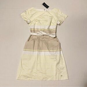Tommy Hilfiger Womens Striped Dress Belted Size 4